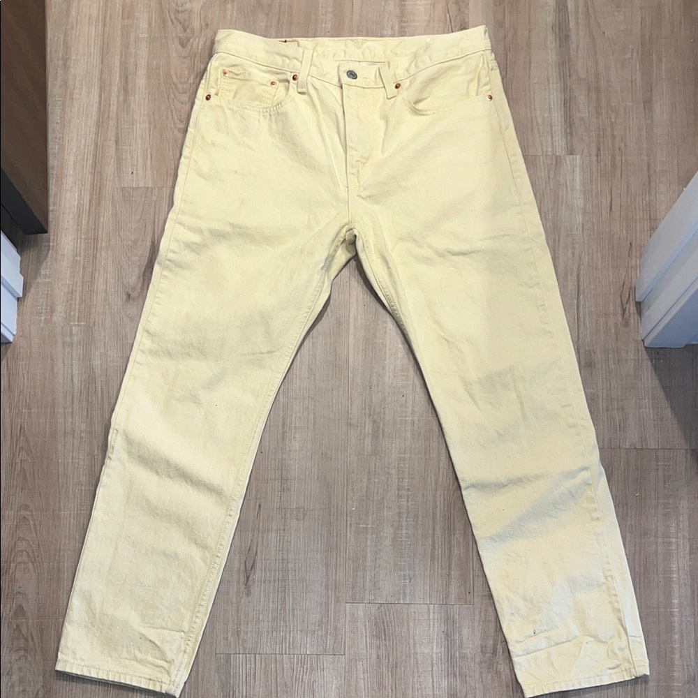 Levi's Light Yellow Jeans